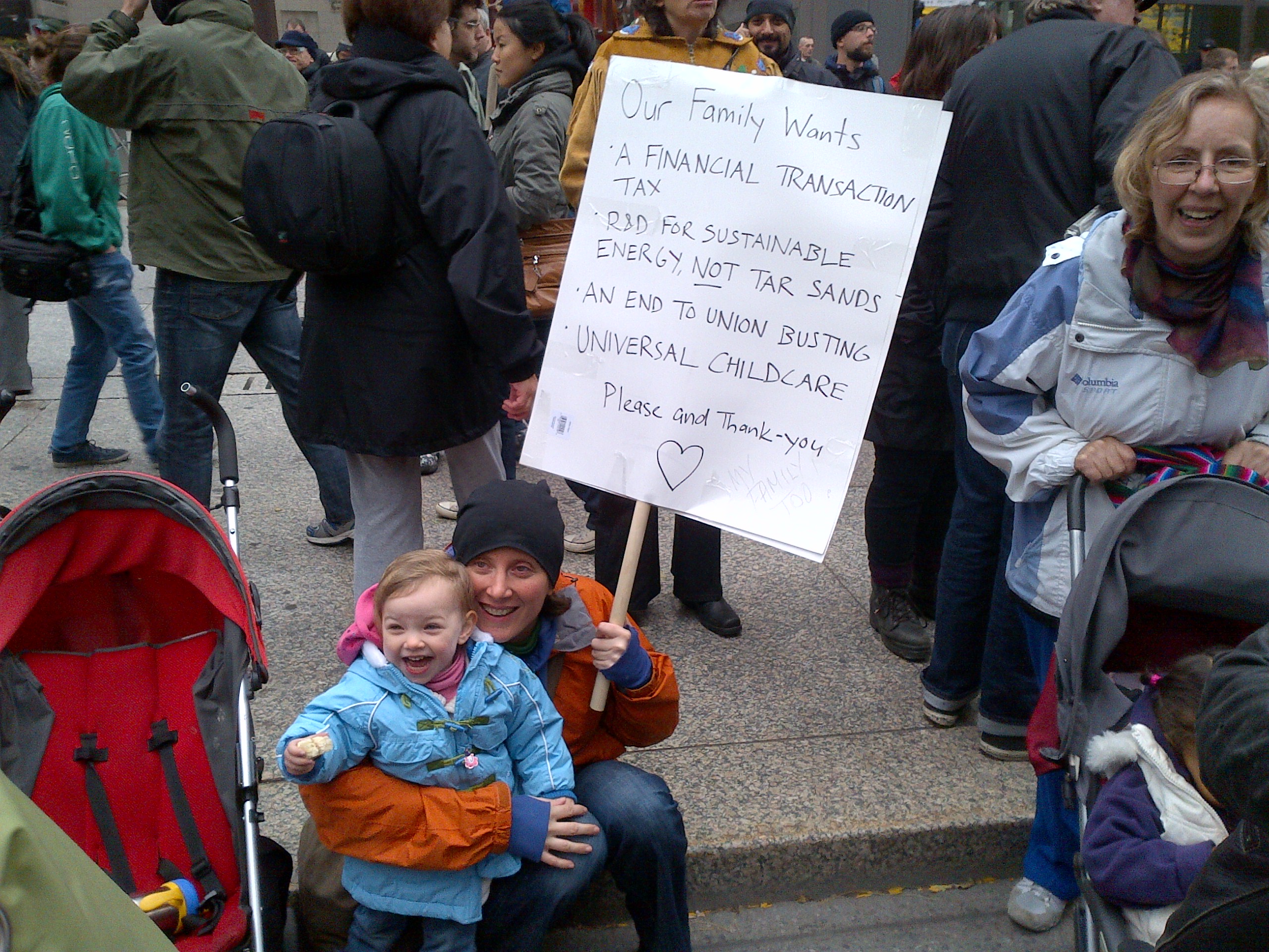 Occupying Toronto for child care