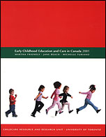 cover image of "Early childhood education and care in Canada 2001"