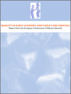 Image of cover of "Quality in early learning and child care services"