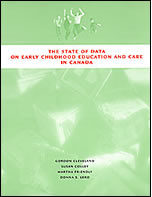 cover image of "The state of data on ECEC: National Data Project final report"